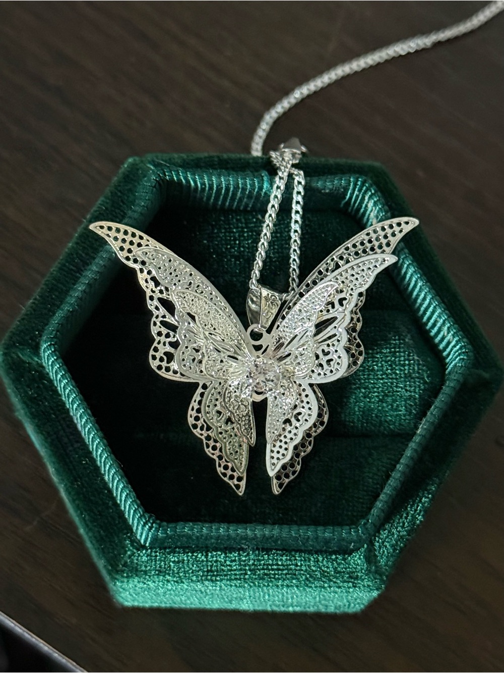 S925 butterfly pendant